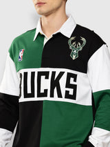 Milwaukee Bucks Embroidered Oversized Polo Full Sleeve