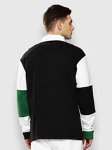 Milwaukee Bucks Embroidered Oversized Polo Full Sleeve