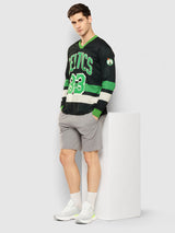 Larry Bird Mesh Full Sleeve T-Shirt