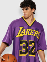 Magic Johnson Vintage Football Oversized T-Shirt