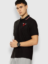 Chicago Bulls: Classic Polo Black