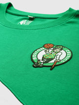 Boston Celtics Cut and Sew Oversized T-Shirt