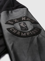 Chicago Bulls Black Varsity Jacket