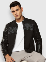 Golden State Warriors Black Varsity Jacket