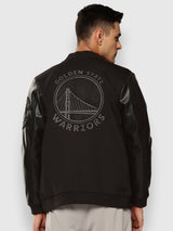 Golden State Warriors Black Varsity Jacket