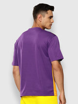 Los Angeles Lakers Striped Oversized T-Shirt