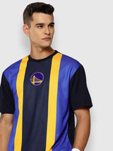Golden State Warriors Striped Oversized T-Shirt