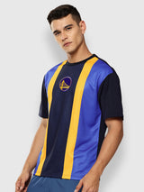 Golden State Warriors Striped Oversized T-Shirt