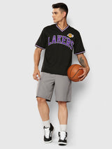 Los Angeles Lakers V-Neck Oversized T-Shirt