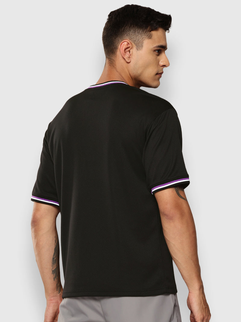 Los Angeles Lakers V-Neck Oversized T-Shirt – Shop The Arena