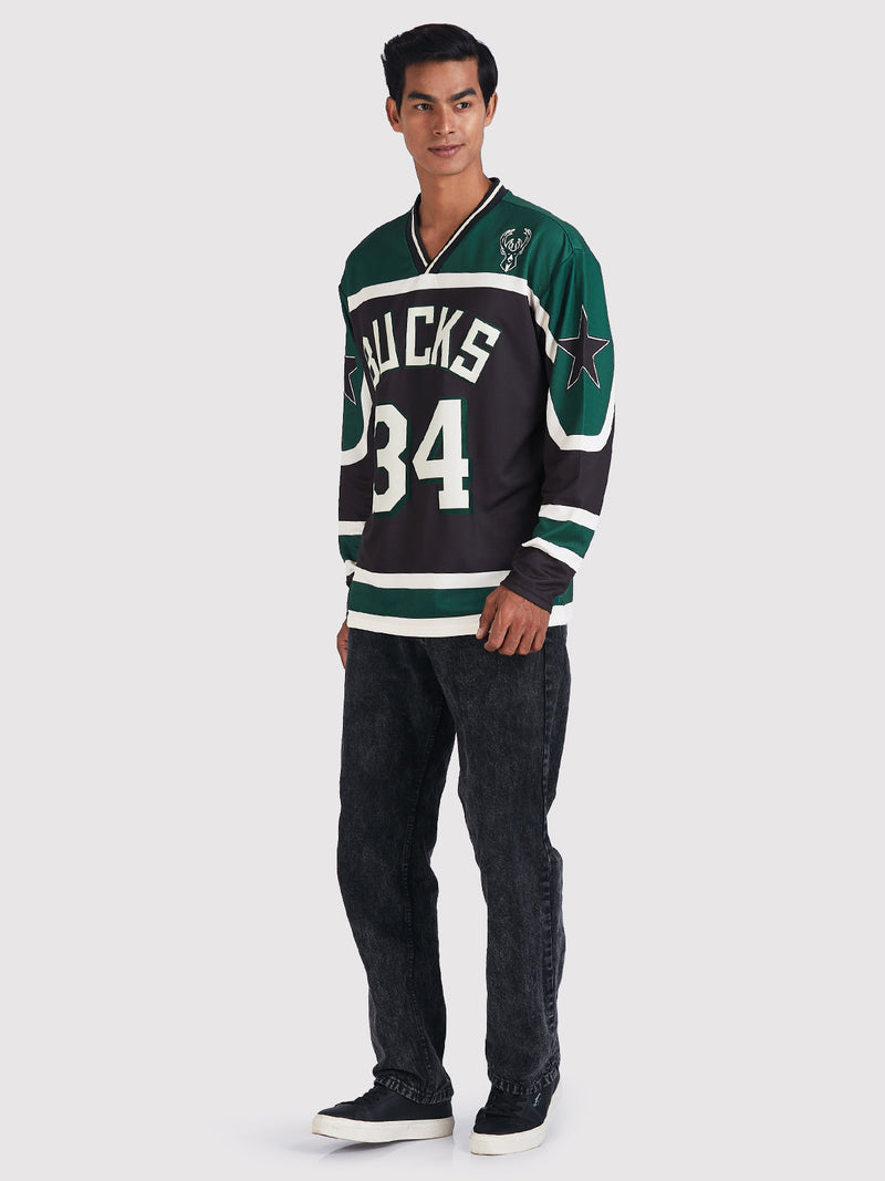 Giannis Full Sleeve Oversized Hockey Tee