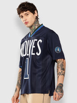 Anthony Edwards Vintage Football Oversized T-Shirt