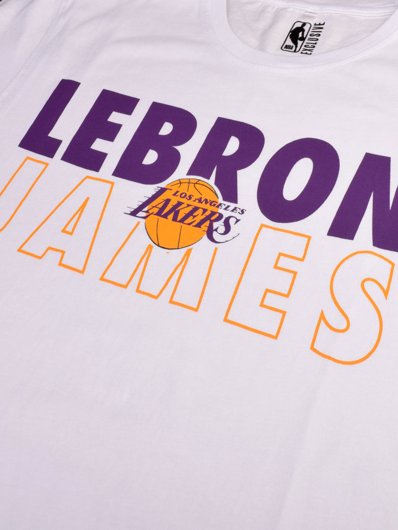 Los Angeles Lakers: LeBron James T-Shirt - White