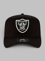 Las Vegas Raiders Black 9FIFTY Stretch Snap Cap