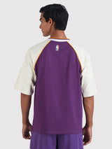 Los Angeles Lakers Contrast Colour Oversized T-Shirt