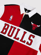 Chicago Bulls Embroidered Oversized Polo Full Sleeve