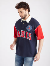 Paris Saint-Germain Typography Oversized Polo