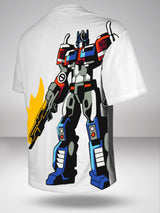 Transformers: Autobots Attack Oversized T-Shirt - White