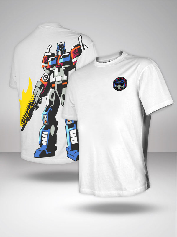 Transformers: Autobots Attack Oversized T-Shirt - White