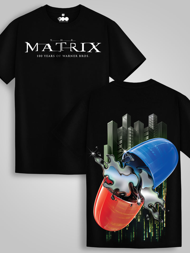 WB 100: Matrix - Blue Pill, Red Pill Oversized T Shirt