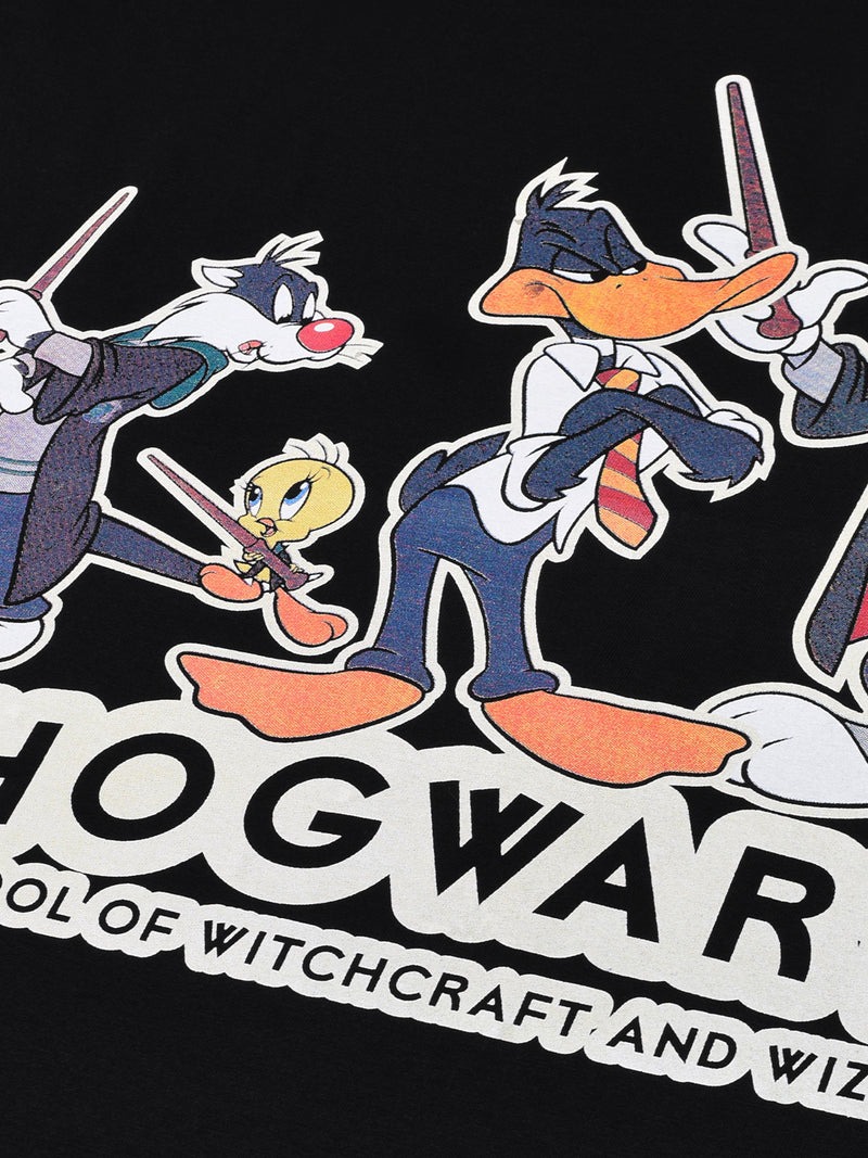 WB 100: Hogwarts X Looney Tunes Oversized T Shirt