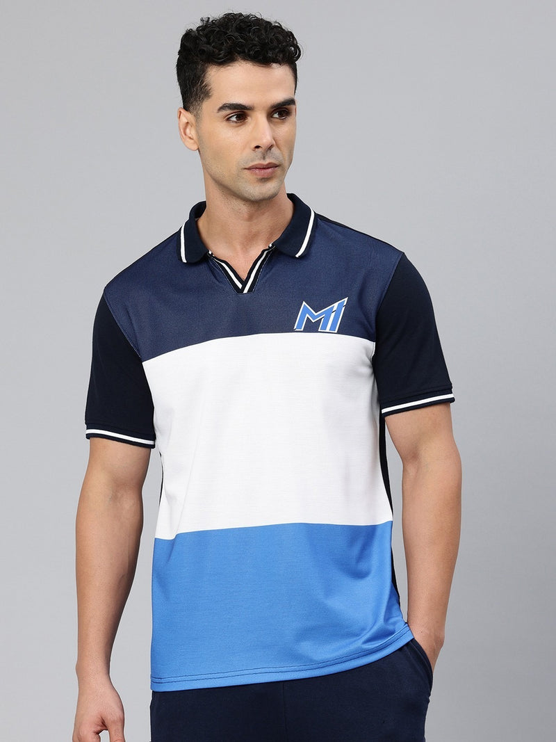 Mumbai Indians: Colour Blocked Team Polo