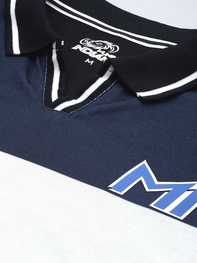 Mumbai Indians: Colour Blocked Team Polo