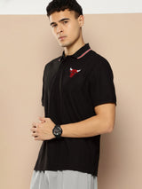 Chicago Bulls: Classic Polo Black