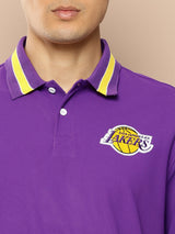 Los Angeles Lakers: Classic Polo Purple