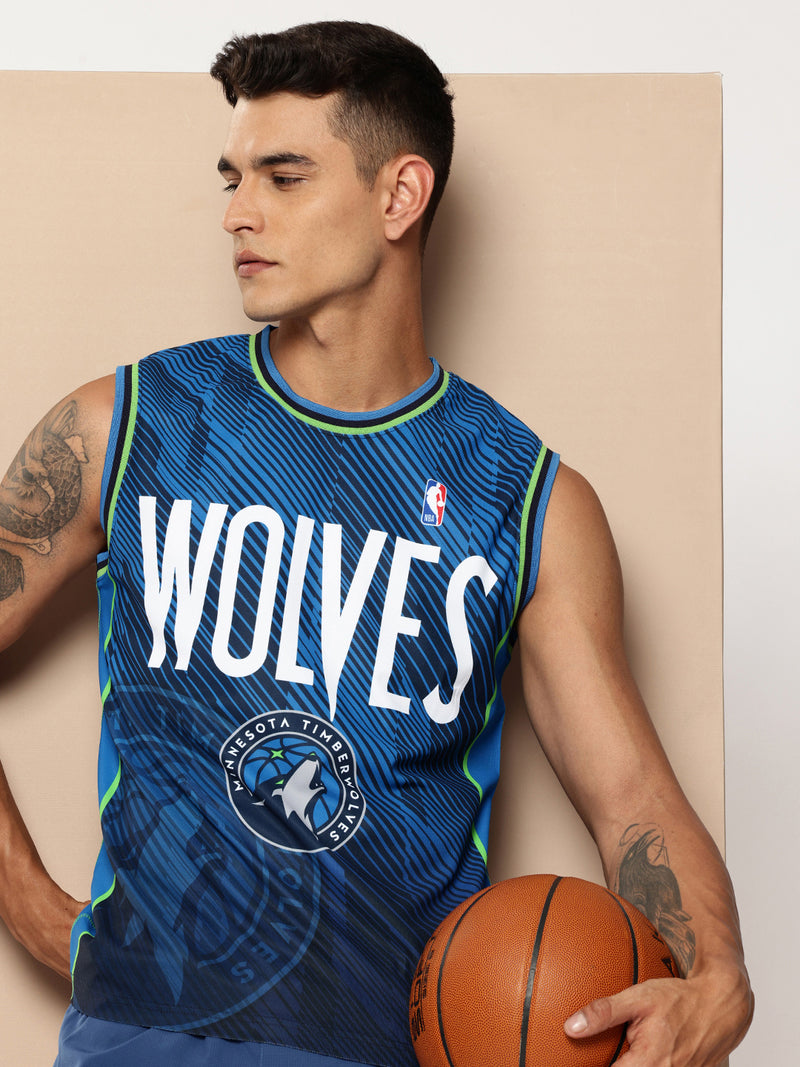 Minesota Timber Wolves Game Day Sleeveless T-Shirt