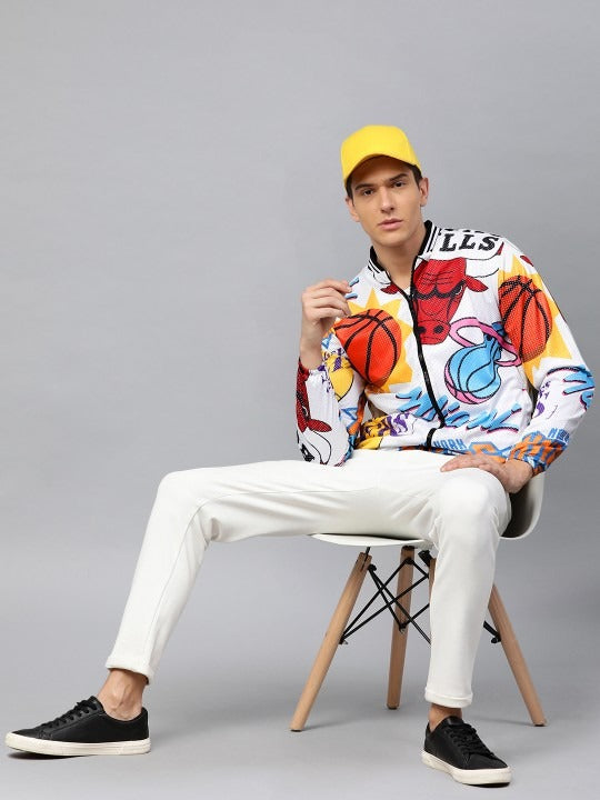 NBA: Logo Mash Lightweight Bomber Jacket