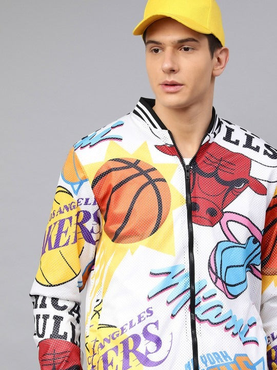 NBA: Logo Mash Lightweight Bomber Jacket