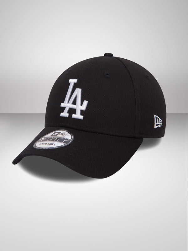 New Era MLB La Dodgers Foil Logo Black 9FORTY Adjustable Cap
