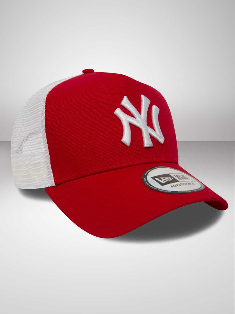 New York Yankees Clean Red A-Frame Trucker Cap - New Era
