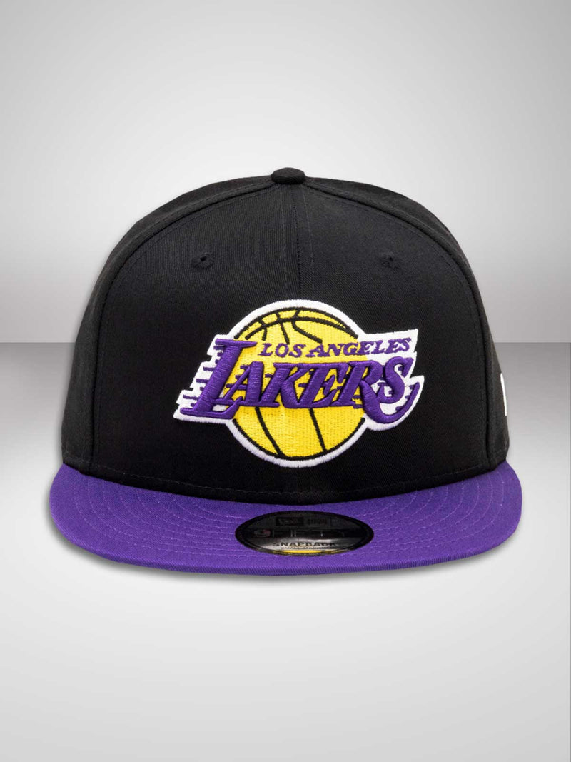 New Era Men's Los Angeles Lakers Black 9Fifty Adjustable Hat
