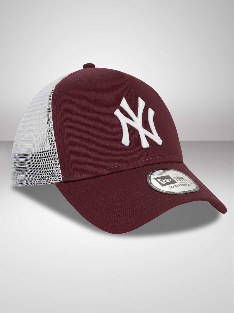 New York Yankees Maroon A-Frame Trucker Cap