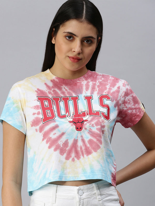 Bulls: Tie & Dye Crop Top - Multi