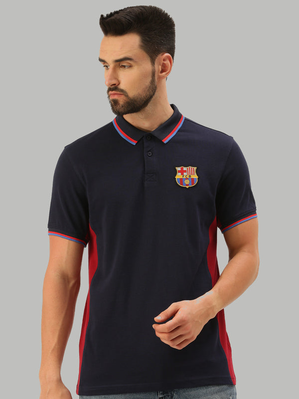 FC Barcelona: Team Colour Polo Navy