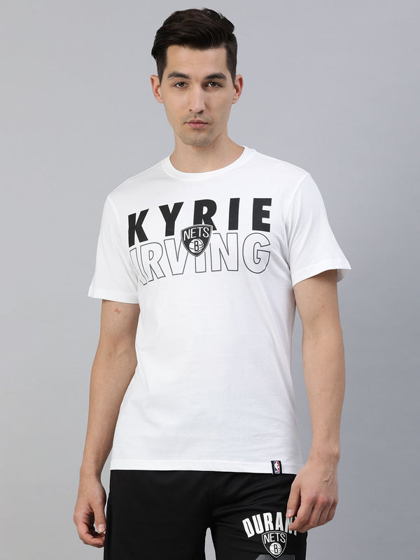 Brooklyn Nets: Kyrie Irving T-Shirt - White