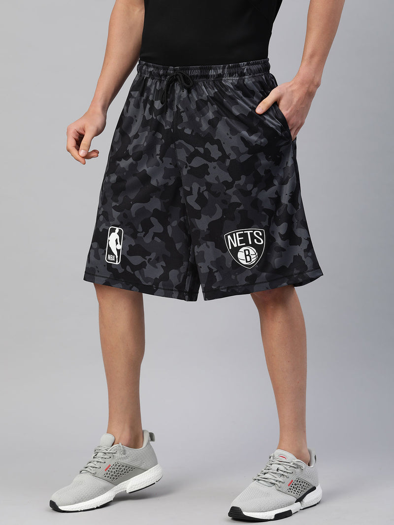 Brooklyn Nets: Combat Shorts - Black