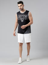 Brooklyn Nets: Lightning Strikes Twice Sleeveless Jersey - Black