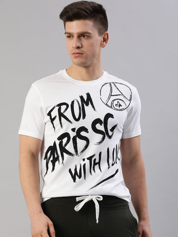 Paris Saint-Germain: Oversized Crest T-Shirt- White