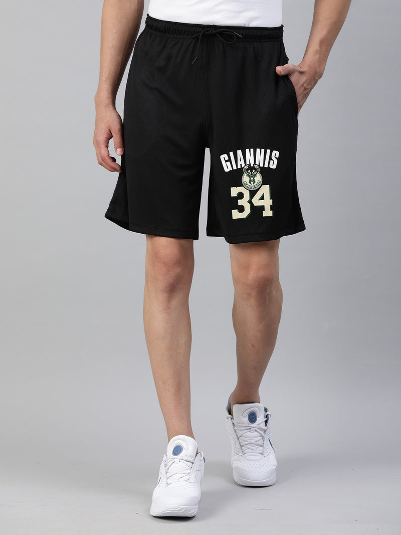 Milwaukee Bucks: Giannis Basketball Shorts  - Anthra Melange