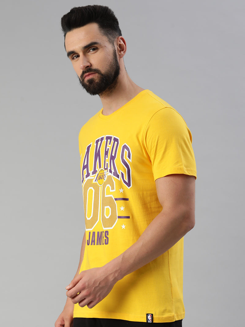 Los Angeles Lakers: LeBron James Numbered T-Shirt - Mustard – Shop The Arena