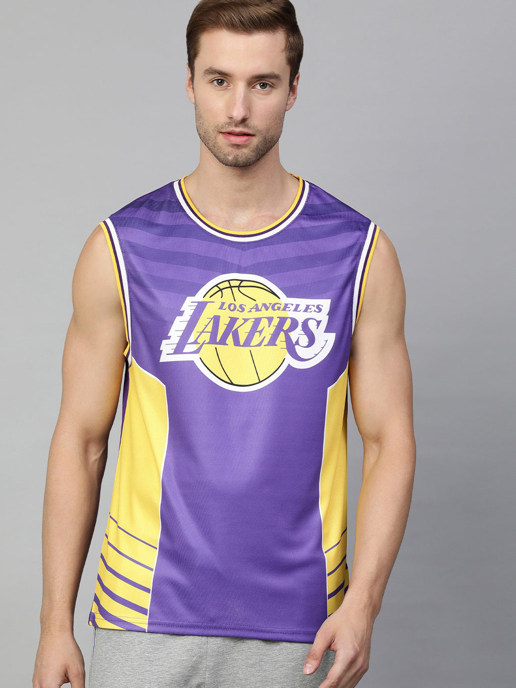 Los Angeles Lakers: Athletic Sleeveless Jersey - Purple XL / Purple