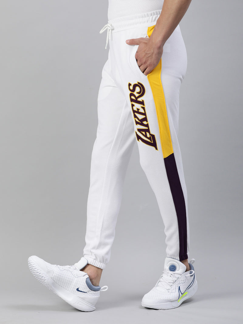 Los Angeles Lakers: Classic Track Pants - White