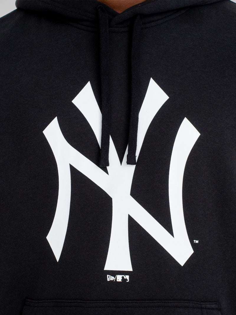 NEW ERA New York Yankees Team Logo Black Hoodie  Men's \ Men's clothing \  Sweatshirts Brands \ #Marki - 4 \ New Era
