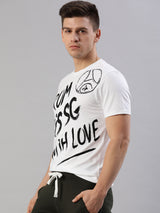 Paris Saint-Germain: Oversized Crest T-Shirt- White