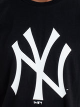 New York Yankees Team Logo Black T-Shirt - New Era