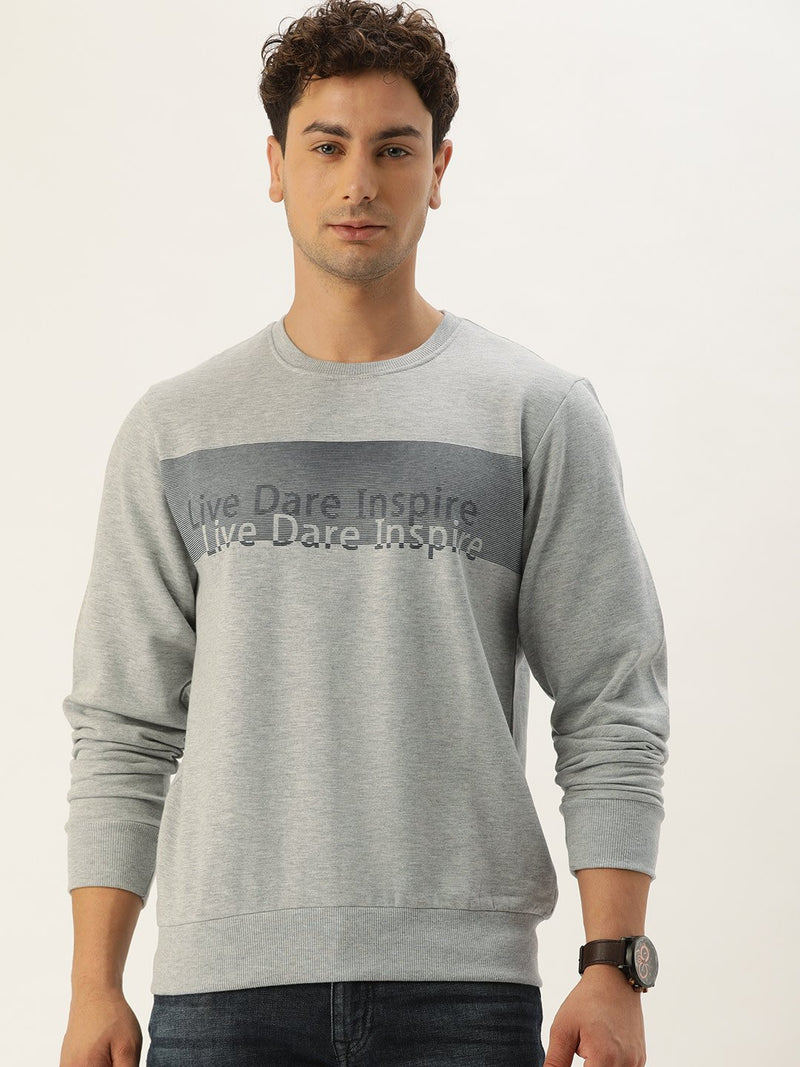 YWC Chest Printed Sweatshirt